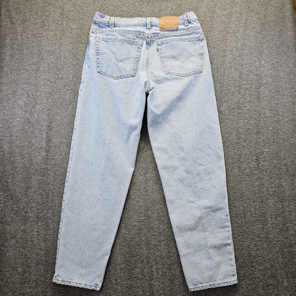 Vintage Levi's 550 Mens Size 38x32 (34x31) Light Wash Relaxed Fit Tapered Leg